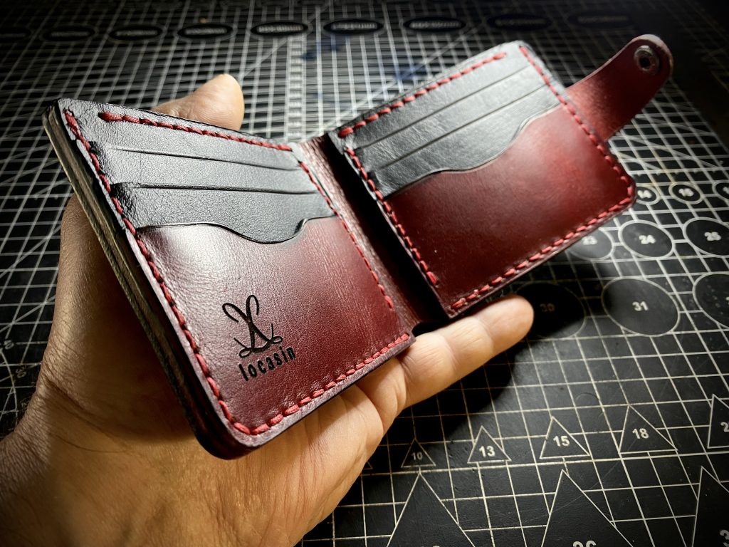 Handmade Leather Bifold Wallet